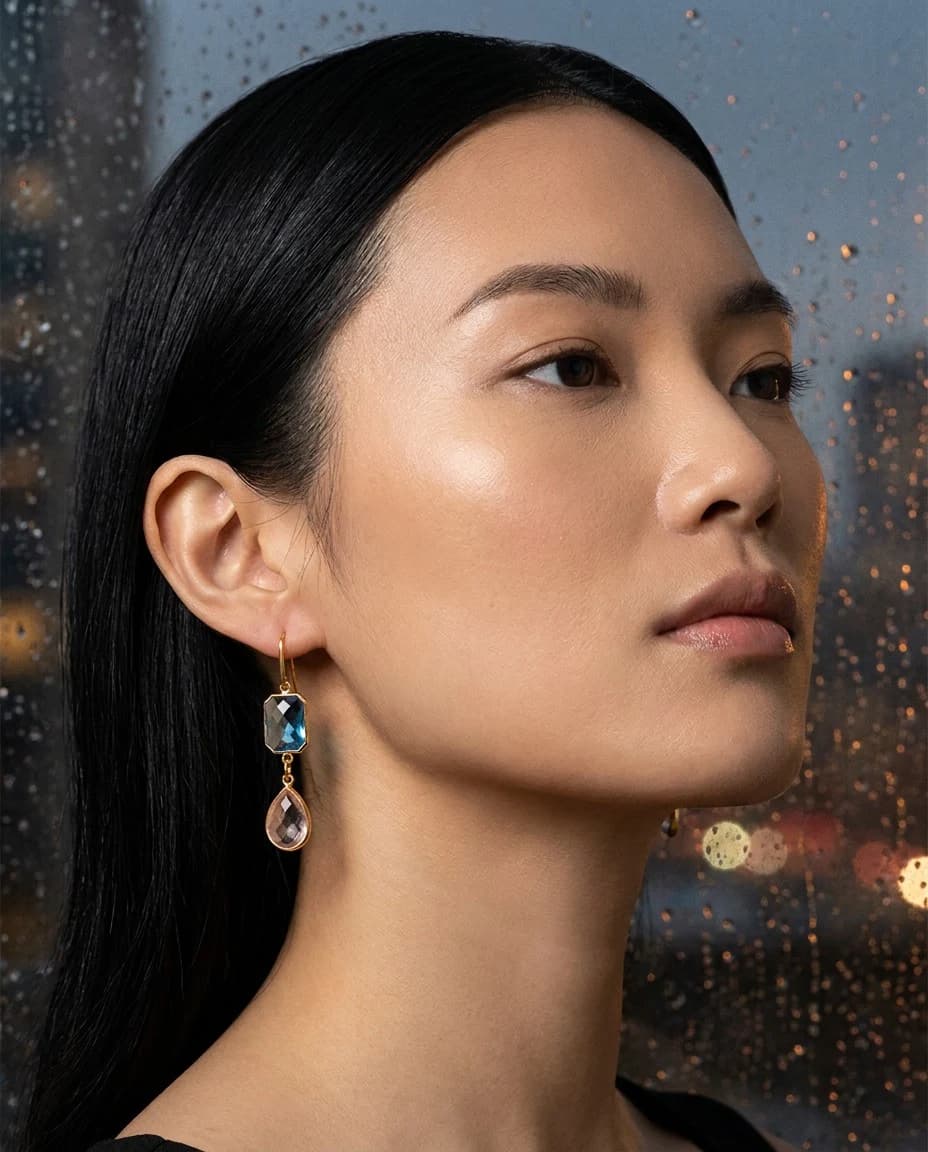 Orecchini In Vetro Cristallo: Eleganza E Luminosità — foto 1