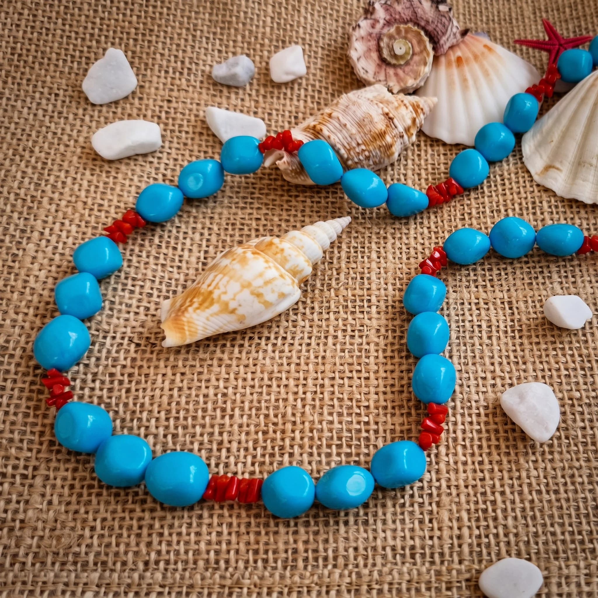 Collana turchese e corallo — foto 4