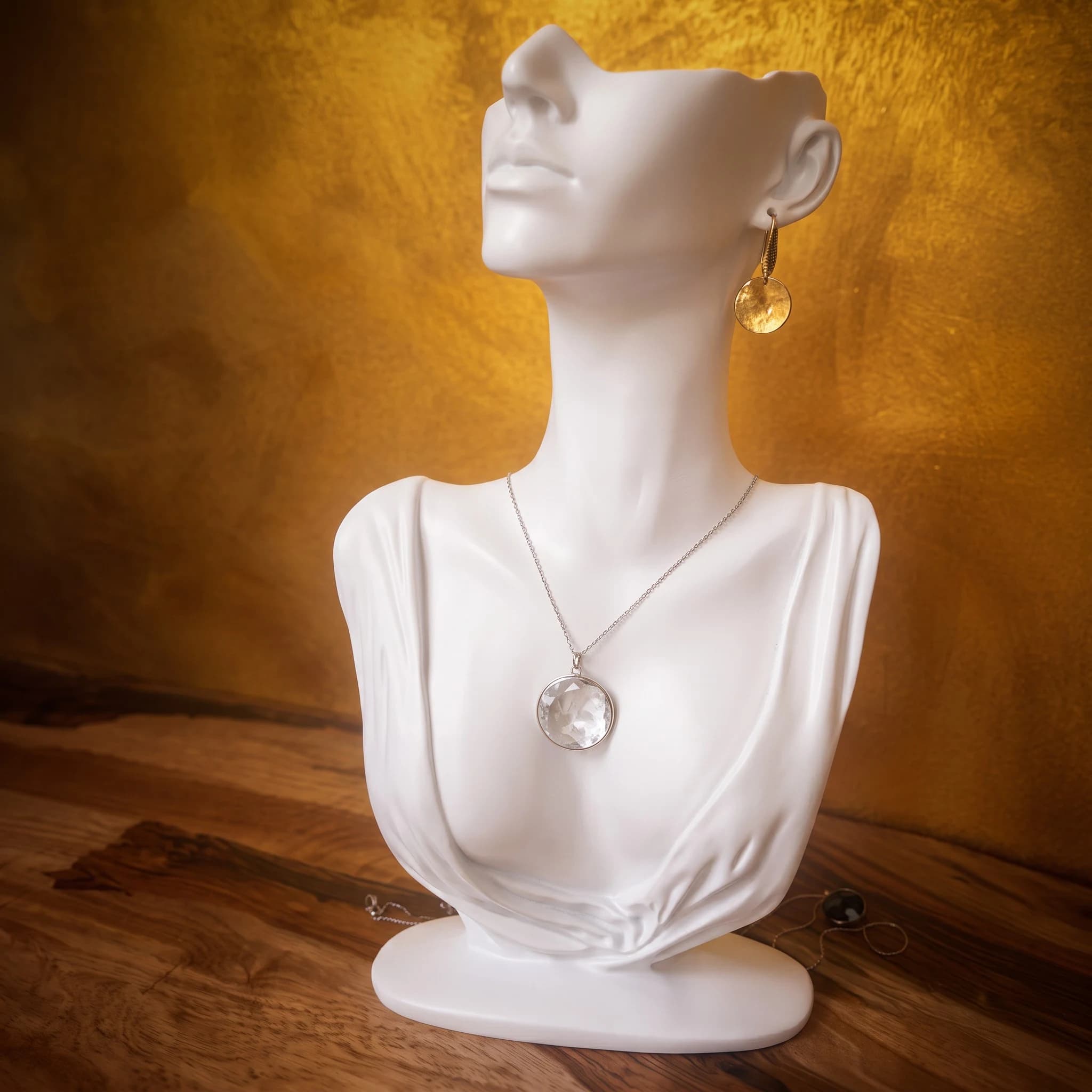 Orecchini Crystal Clarity: Vetro Cristallo Trasparente — foto 2